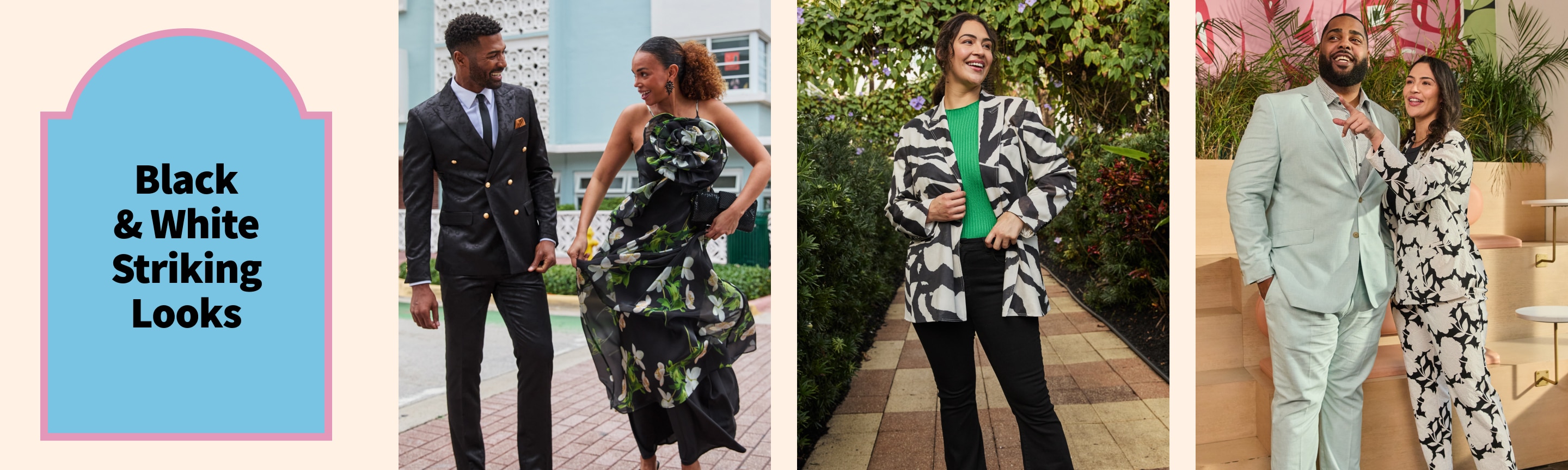 Black & White Striking Looks